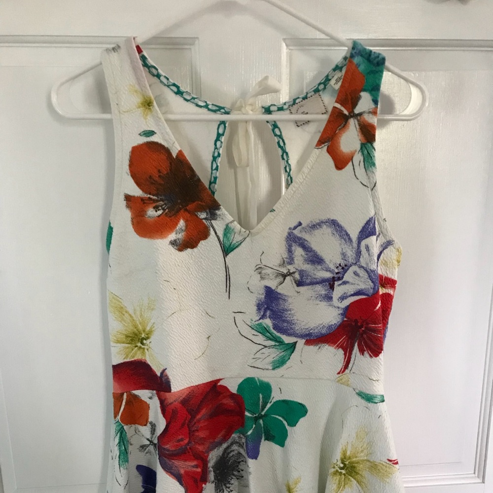 Anthropologie floral peplum